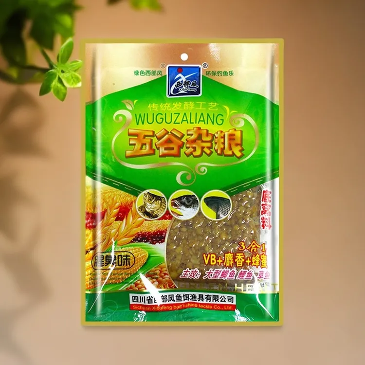 钓鱼必备五谷杂粮鱼饵麝香味400g路亚饵窝料鲫鱼专用老坛发酵奶香