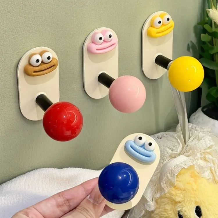 【新人福利】（三单五单囤）多巴胺卫生间挂钩浴室免打孔强力承重壁挂