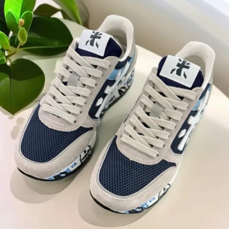 新品欧货高档斯丹sidan品牌男鞋新款百搭潮牌米字鞋透气男士