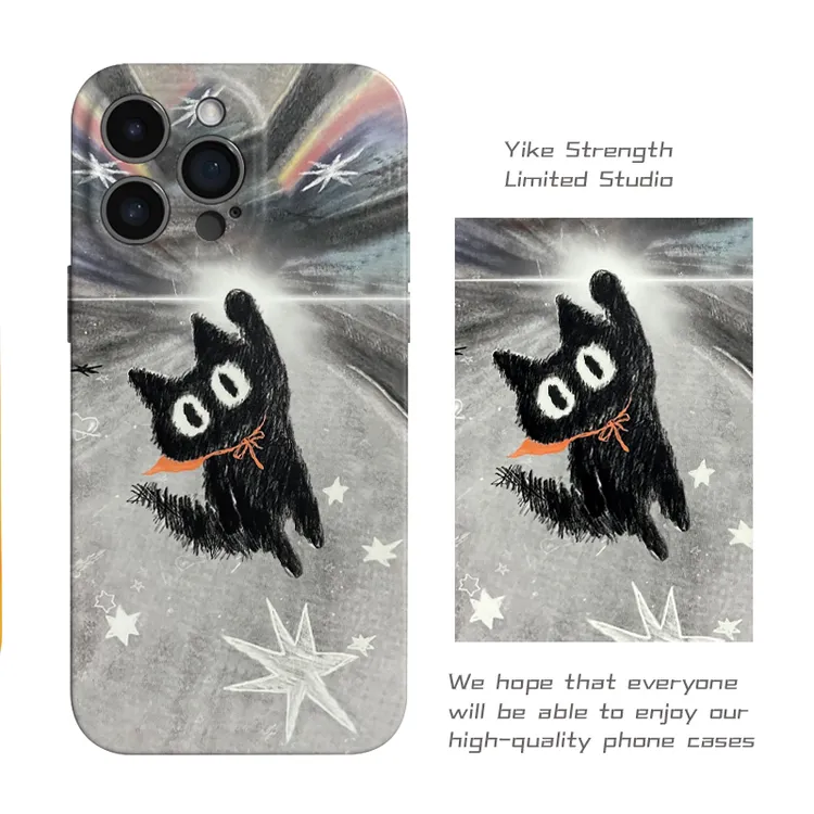 飞小猫菲林软壳进口光面适用iphone苹果13rpomax/14/16/16pro