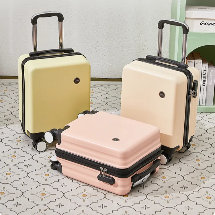 14寸西部/春秋航空登机箱男女学生小型行李箱迷你拉杆密码旅行箱