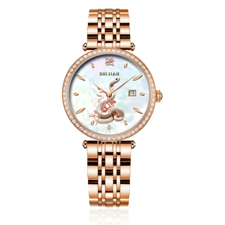 蛇年纪念手表超薄进口机芯防水气质时尚款网红女表