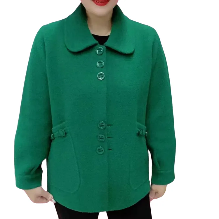 春季新款时尚洋气减龄显瘦翻领外套