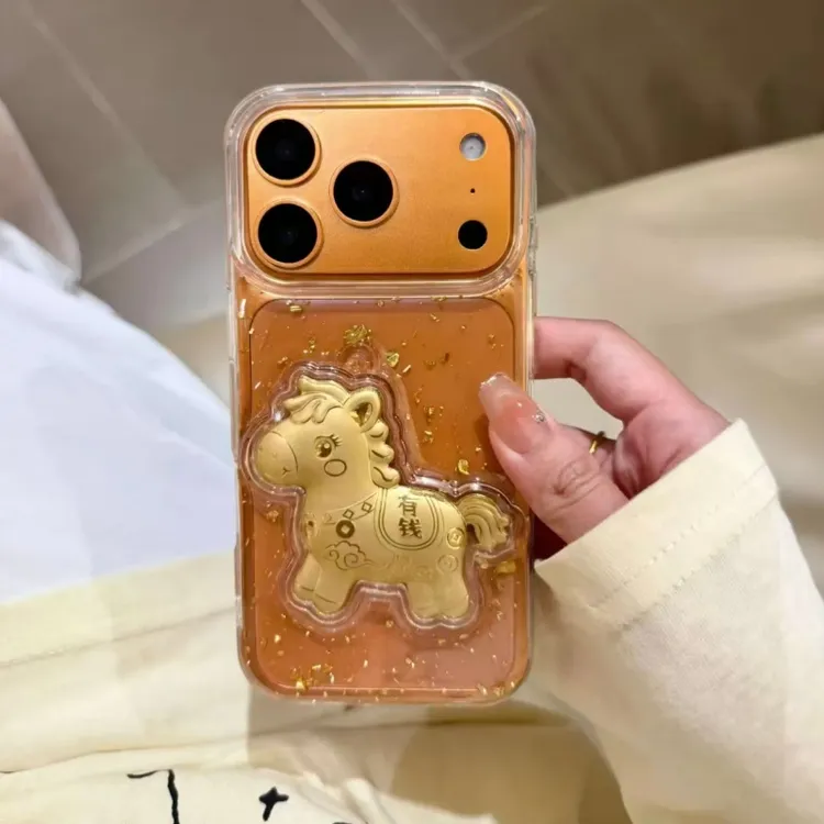 GGBond滴胶马上有钱适用iPhone17/16promax手机壳苹果15/14软壳13