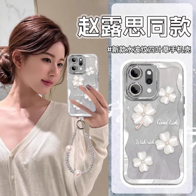 四叶草适用OPPOreno14手机壳oppofindx8新款13防摔X7外壳12校园X6