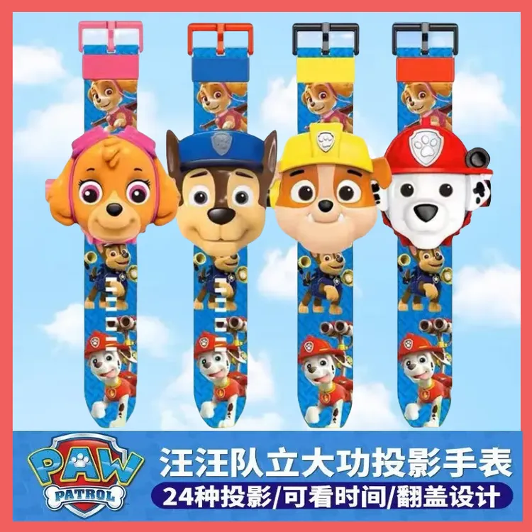 儿童礼物赛罗投影儿童手表卡通设计发光电子冰雪幼儿3-6男女孩