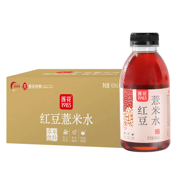 【临期】【5瓶/15瓶】临期莲花1983红豆薏米水清爽无糖植物饮料450mL