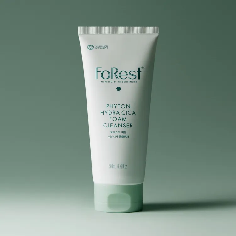 预售 韩国FoRest 植物水润积雪草洁面乳 200ml清洁护肤保湿
