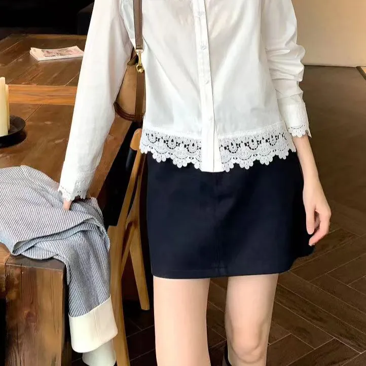 【芝士Cheese】奶芙小姐 时尚休闲百搭女士简约半身裙