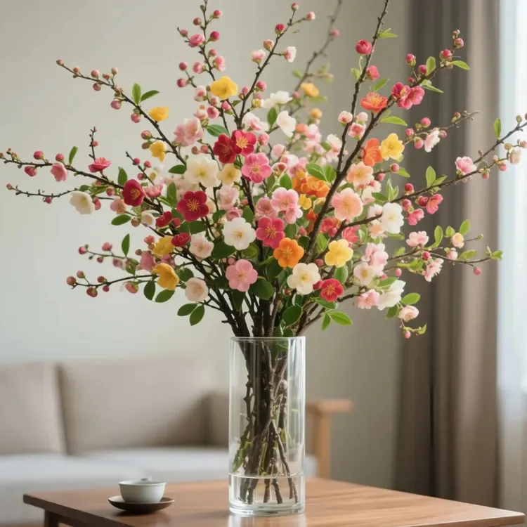 【遇水开花】鲜枝浓香型水培梅花枝带花苞室内耐寒花卉绿植懒人好养