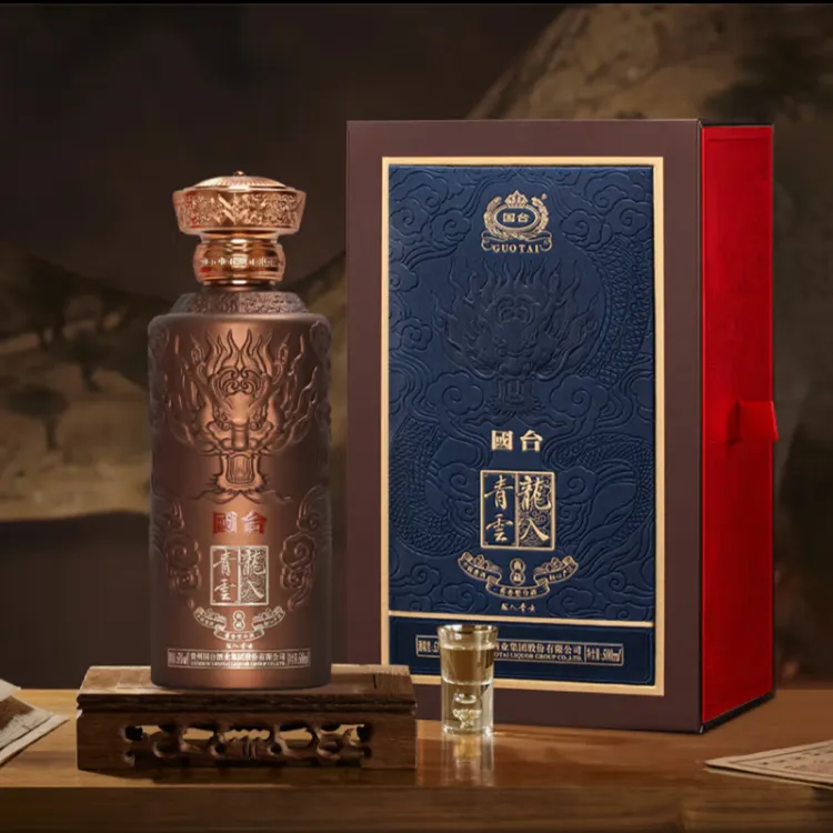 国台国台大曲坤沙 酱香型白酒  53度 500mL 1 瓶 龙入青云