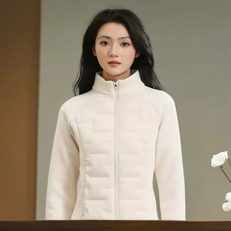 女装立领防风薄款上衣休闲风短款保暖轻职风