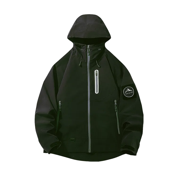 收口袖秋季新款夹克连帽防风秋季上衣春秋