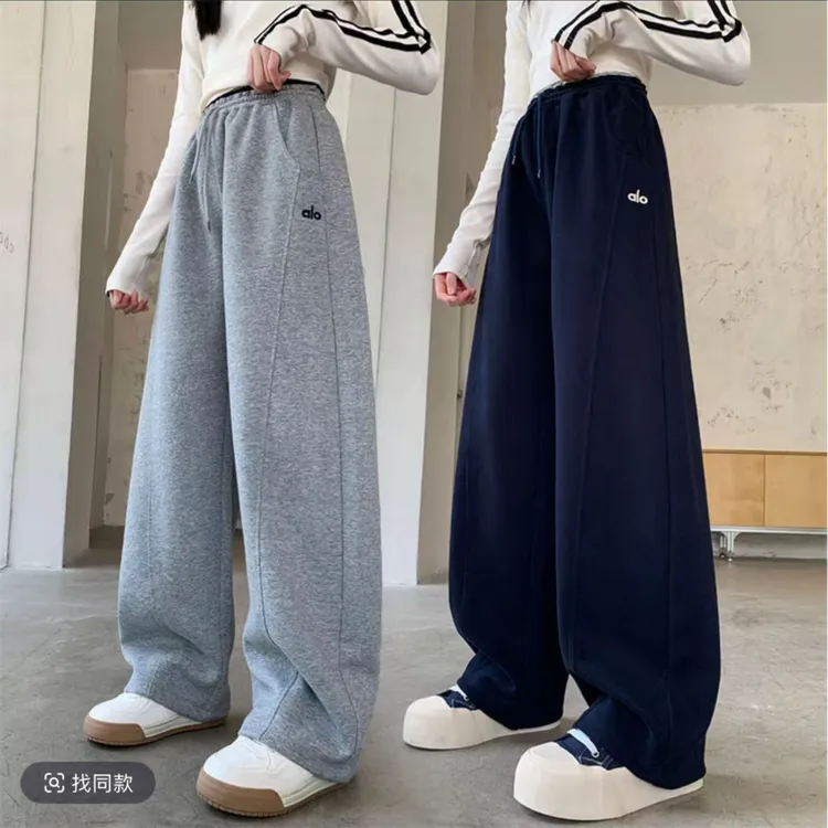 女童运动裤春秋款2025新款大童休闲卫裤儿童秋季女孩阔腿裤子秋装