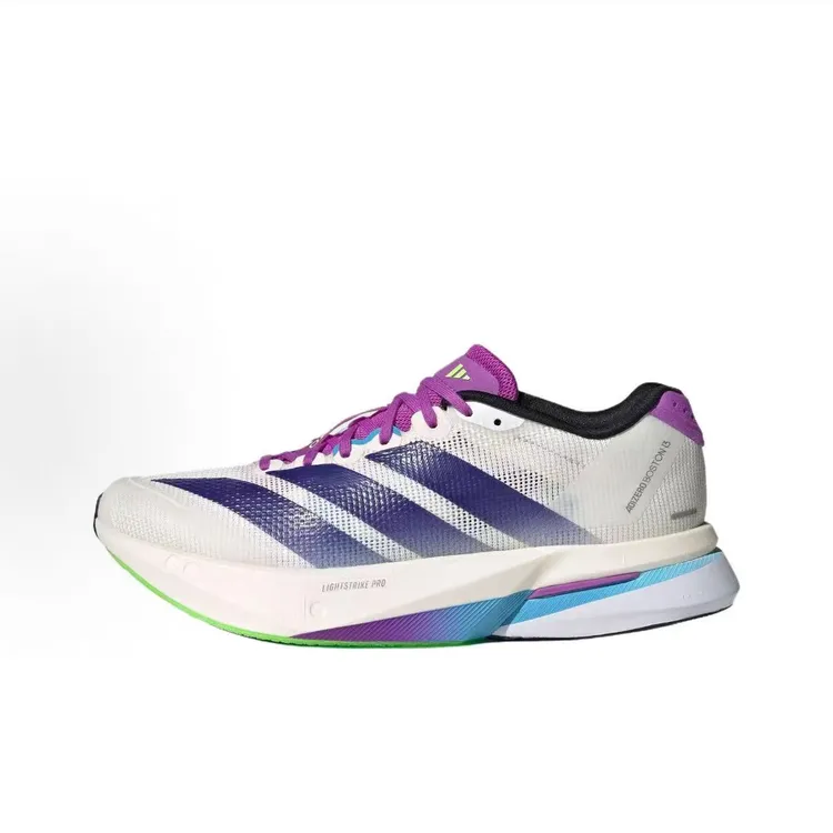 ADIZERO BOSTON 13 超轻缓震专业竞训玻纤柱跑鞋 JS4953