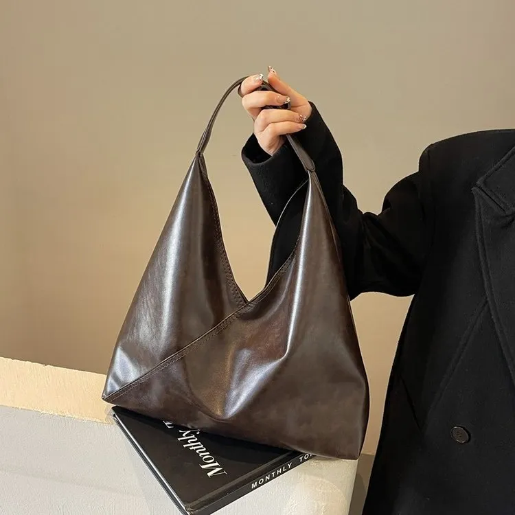 法式慵懒松弛托特包包女2025新款高级感上班通勤单肩大包女大容量