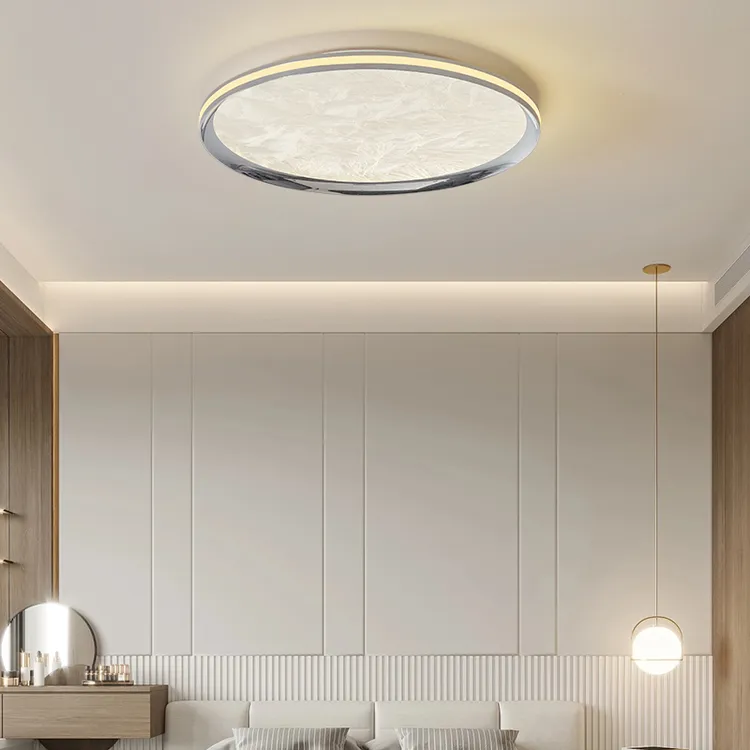 意式极简云海卧室吸顶灯现代简约北欧设计师轻奢大气高级感书房灯