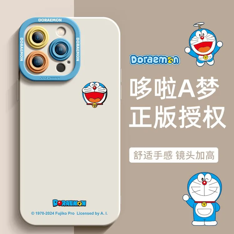 哆啦A梦适用iPhone17Promax手机壳16pro/15小众13创意12防摔X软11