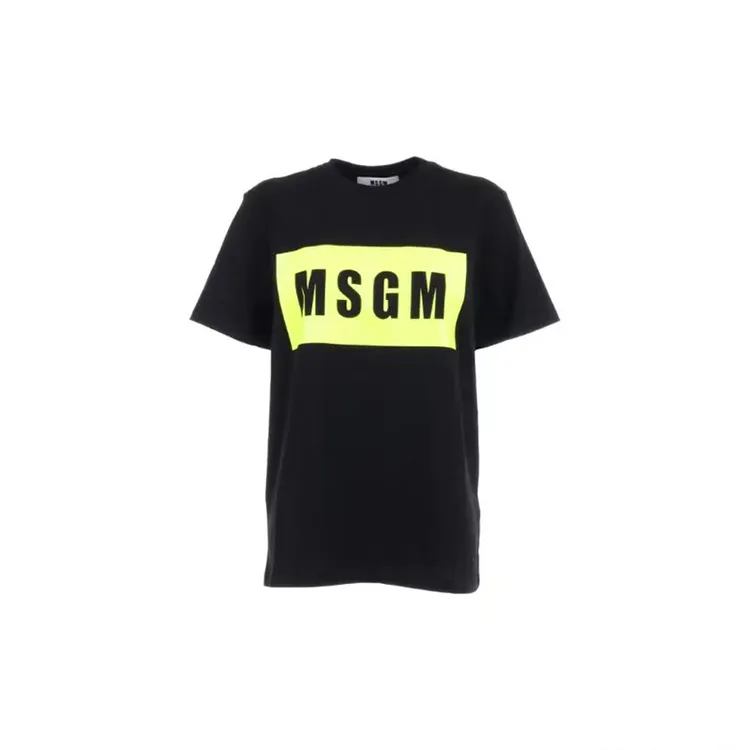 全新未使用 MSGM 女式时尚休闲短袖圆领T恤轻奢清仓断码衣服