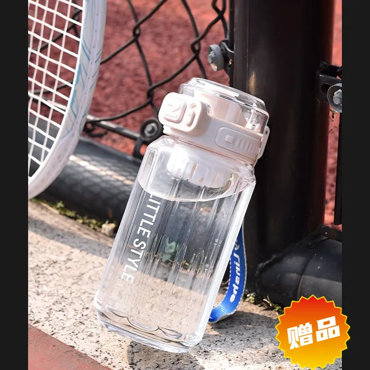 tritan大容量730ml户外运动水杯直饮便携简约提绳防摔塑料杯子021