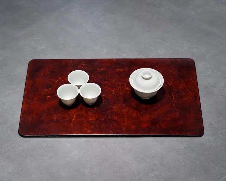 【亨皿高定款】美国美鞍皮料 头层牛皮茶席 无涂层 两个尺寸