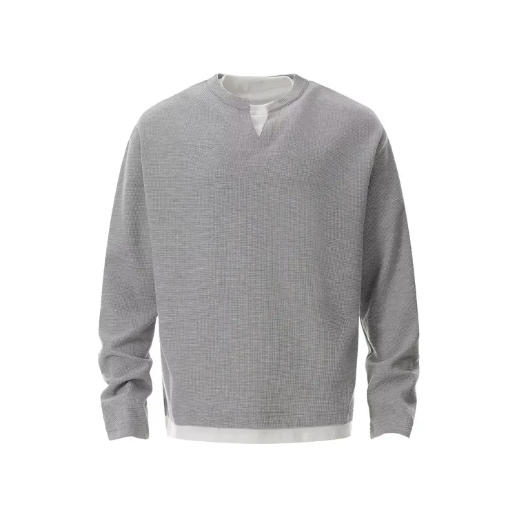 印花秋冬卫衣男2024年春秋季韩版新款圆领宽松上衣chic港风潮流潮