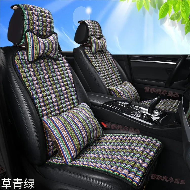 民族风小蛮腰汽车坐垫四季通用车垫子座椅垫专用车载坐垫用品冬季
