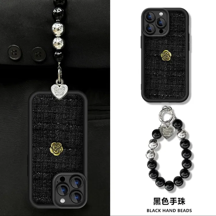 T09山茶花适用iPhone17苹果16/15/14/13/12/11promax手机壳软防摔商品图