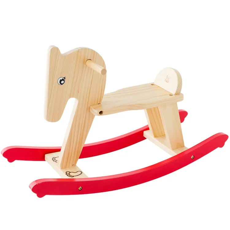 元旦礼物儿童摇摇马婴儿玩具摇摇乐摇椅实木宝宝周岁生日礼物平衡