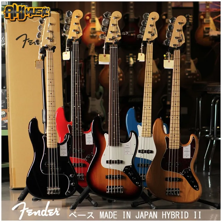 [北京秋音]Fender Japan Hybrid II日芬融合2代Jazz/P Bass电贝斯