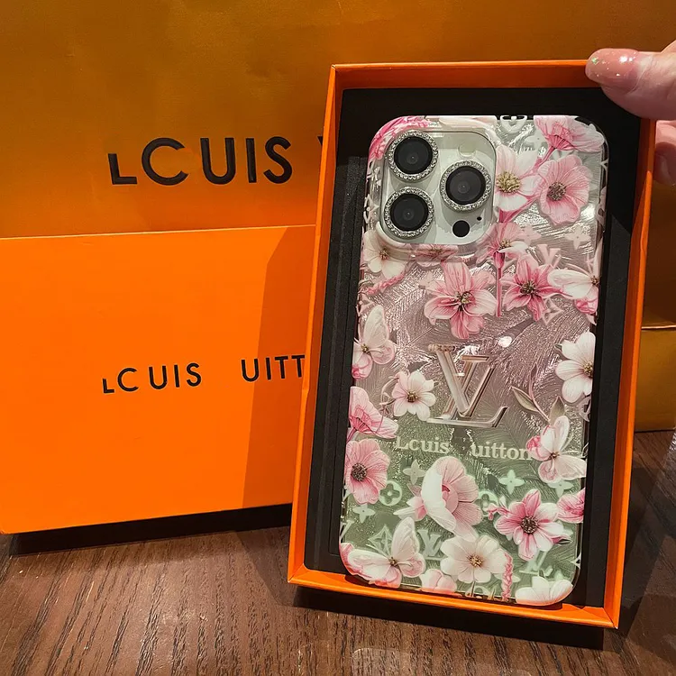 苹果15promax手机壳高级感老花iPhone14pro羽纱ins小众13防摔女12