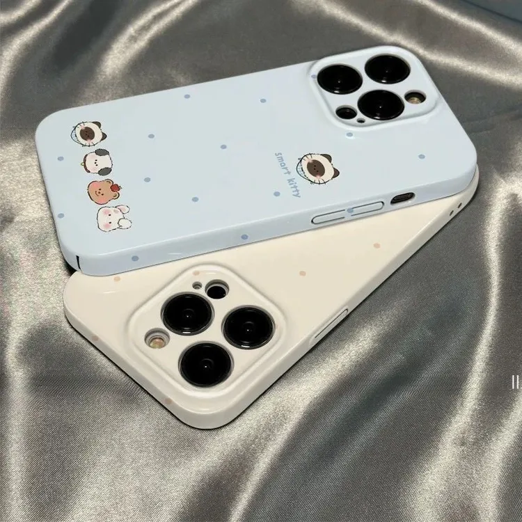 波点动物适用iPhone16promax手机壳菲林硬壳全包