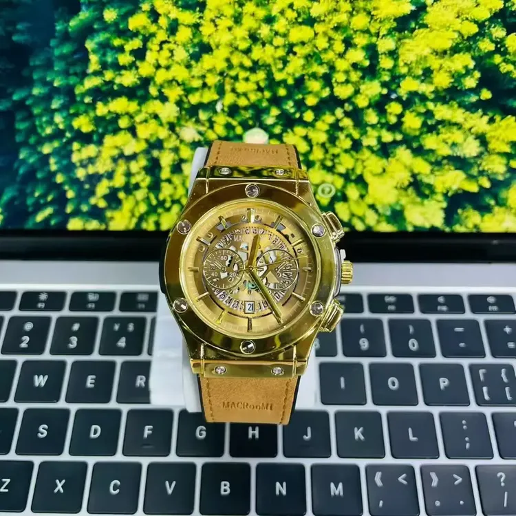 新款双镂空雕花防水男款潮流腕表百搭经典时尚手表