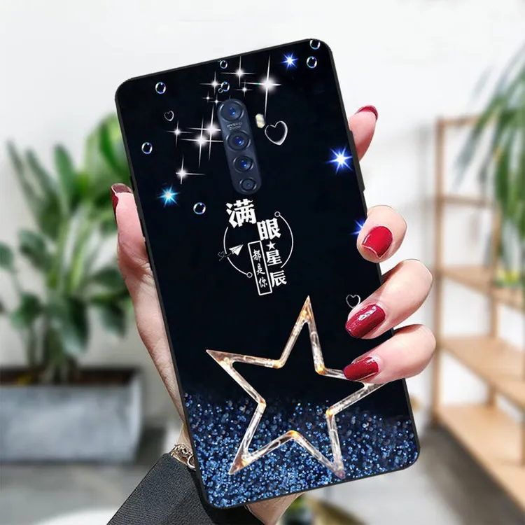 适用于OPPO Reno2手机壳保护套磨砂硅胶防摔软壳网红女款
