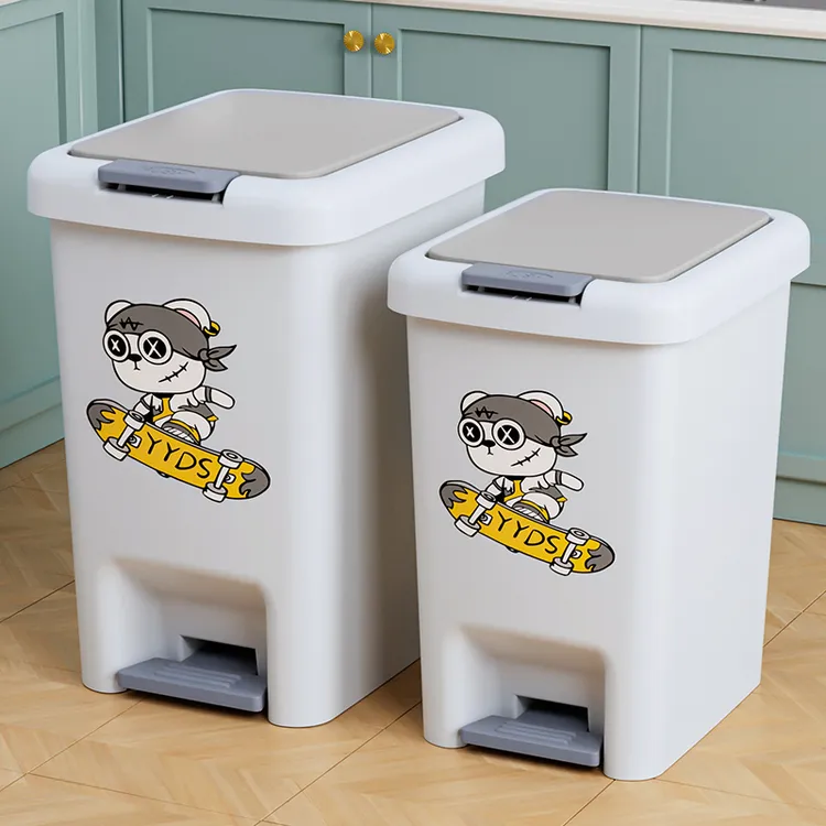 垃圾桶家用卫生间厕所厨房专用带盖大容量脚踩脚踏式【优选】