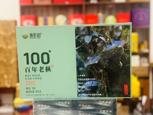 臻好韵百年老枞武夷岩茶30泡装