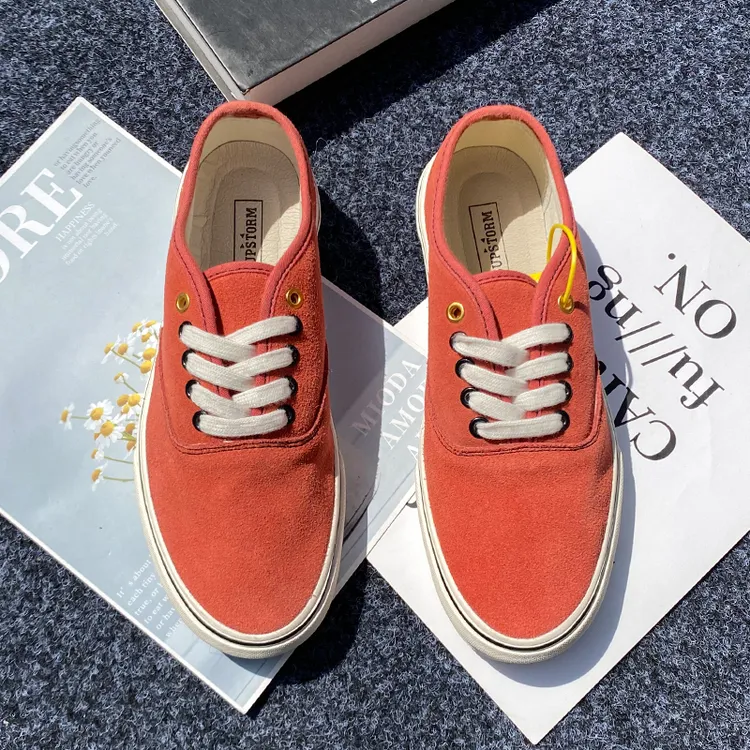 夏季新款时尚百搭低帮小脏橘潮鞋情侣潮流鞋子男休闲鞋板鞋帆布鞋