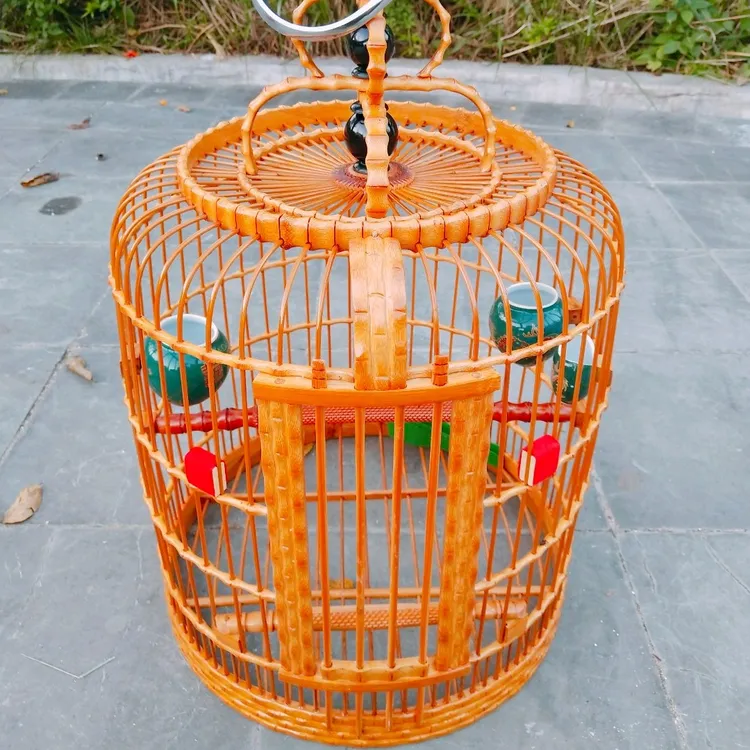 新款竹节笼鸟笼定做不支持退换