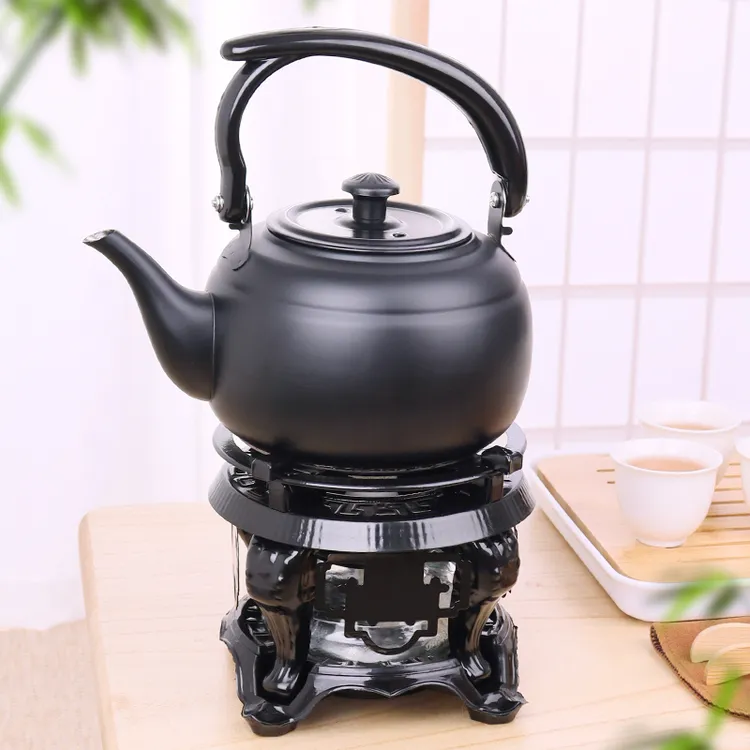 古典式酒精灯炉煮茶器户外仿古便携式加热煮水底座功夫茶具烧茶炉
