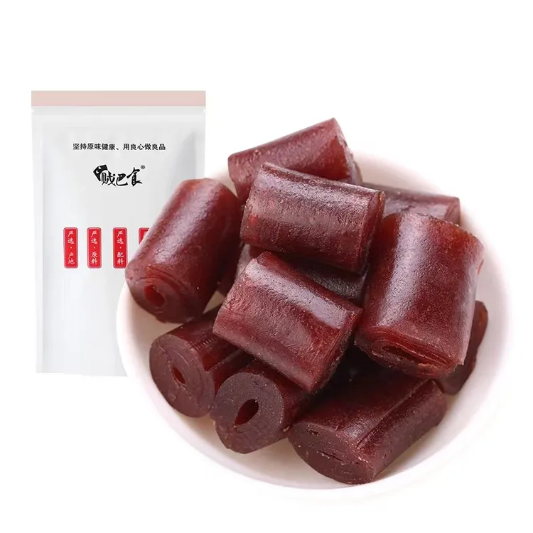 贼巴食原味山楂卷北京特产蜜饯无添加酸甜适中老人小孩传统零食