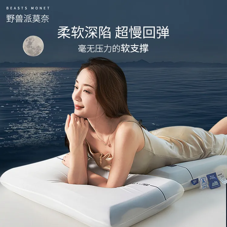 枕头枕芯专用深睡记忆枕pro2助睡眠酒店零压棉慢回弹成人儿童枕