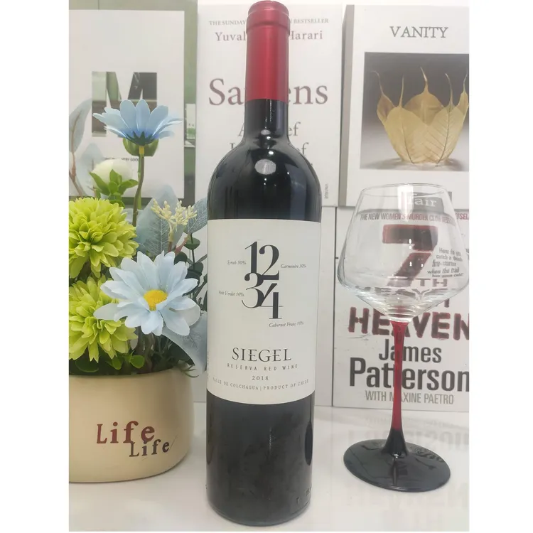 西格尔1234珍藏红葡萄酒原瓶原装进口美琳卡系列
