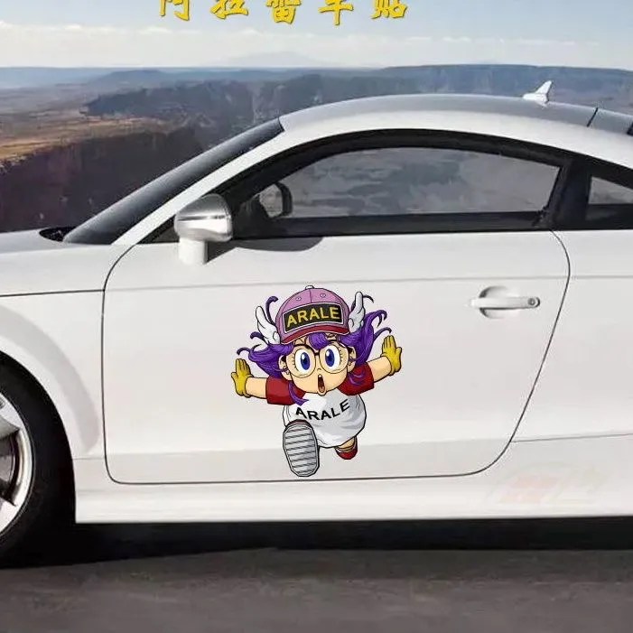 阿拉蕾车贴个性时尚卡通动漫潮牌车身划痕遮挡贴电动摩车汽车贴纸