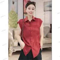 无印心匠k938单排扣+纯色 时尚&百搭 宽松小衫 A15447