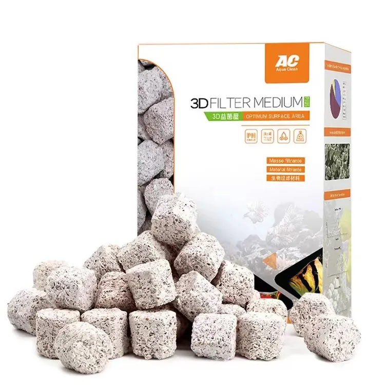 AC滤材鱼缸过滤材料第三代3D益菌屋