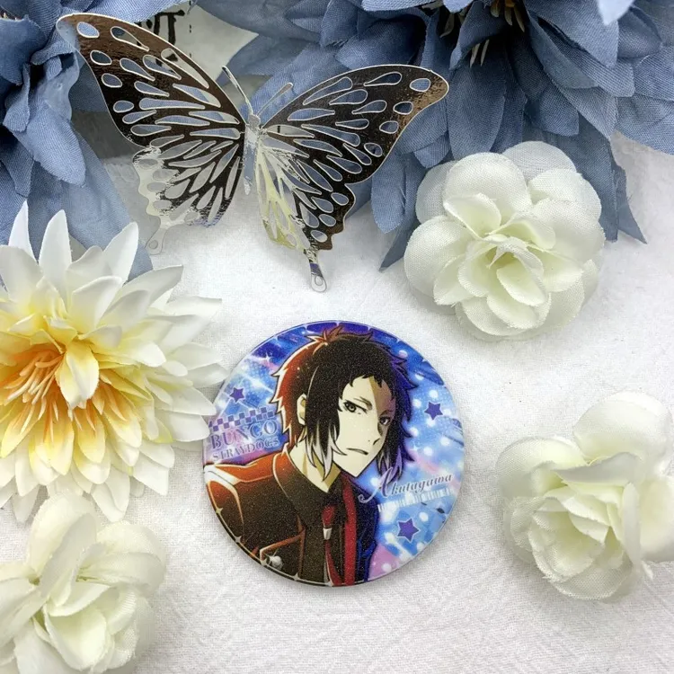 二次元动漫星幻膜吧唧文豪野犬中原中也太宰治马口铁徽章周边谷子