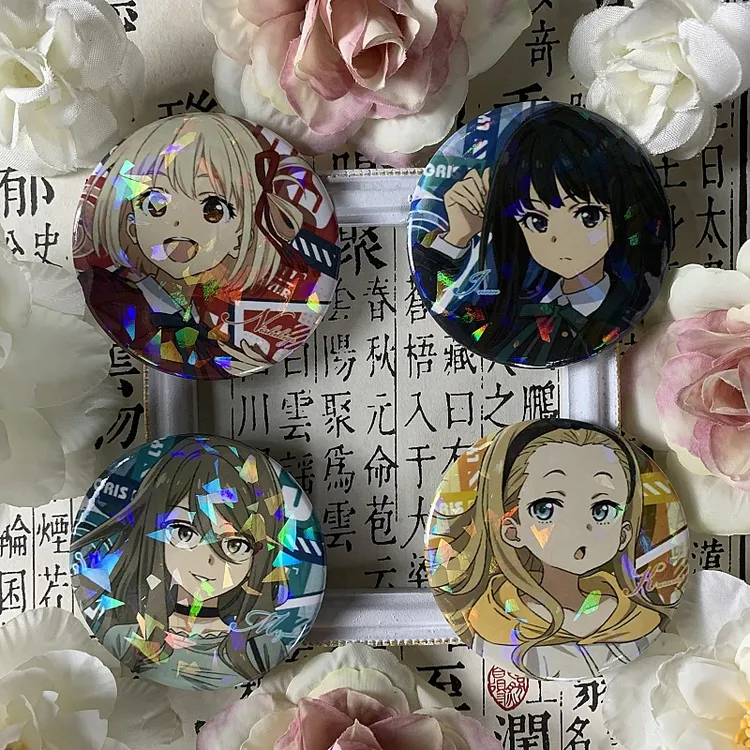 二次元动漫徽章莉可丽丝周边吧唧谷子锦木千束井之上泷奈胡桃谷子