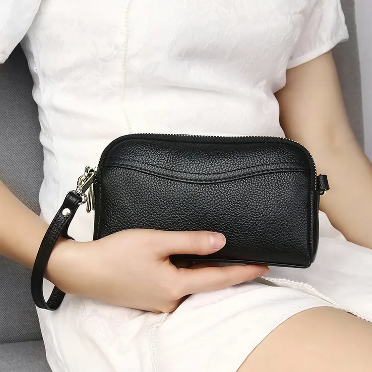 真皮女斜挎2025新款迷你小包手机包女士百搭头层牛皮单肩包手拿包