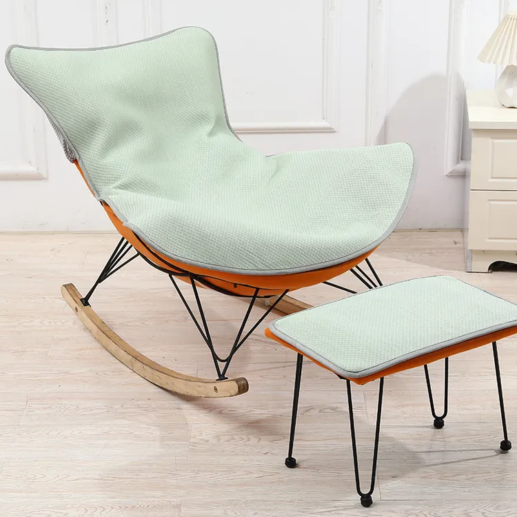 夏季凉感冰丝藤摇摇椅躺椅垫子夏天凉席椅坐垫透气网红龙虾椅套垫