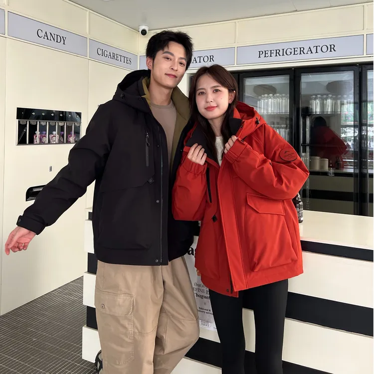 寻拓者情侣款休闲户外防风羽绒服FYH6806